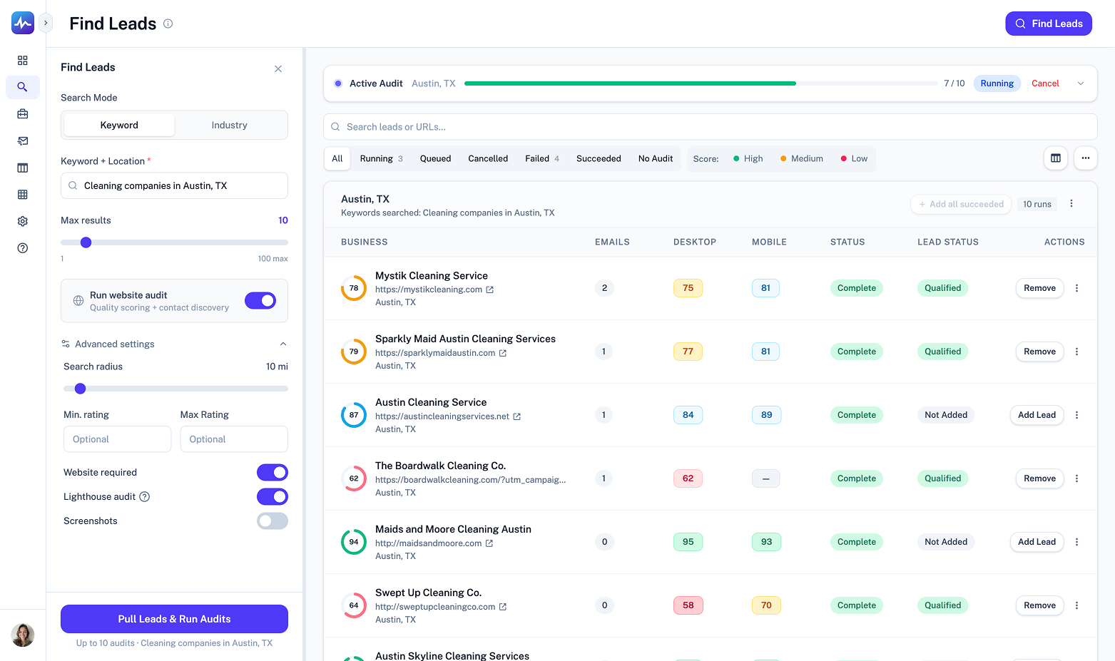 Pulse dashboard preview